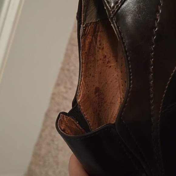 Joseph Abboud Men's Brown Leather Loafers Size 8.5M - Picture 11 of 13